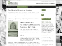 Confidential Shredding Services   Shredsec.com