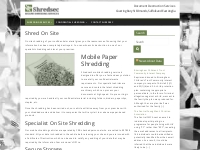 Shred On Site   Shredsec.com