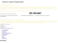 Rochester Airport Transportation - Book Online