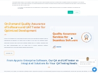 Get Software Quality Assurance Services   UAT Testers