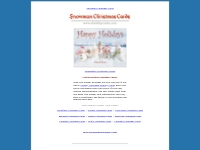 Snowman Christmas Cards - Holiday Greeting Cards with Snowman Online