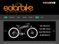 SOLAR BIKE | Solar Bike is an Australian Electric Bicycle and Conversi