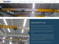 Single & Double girder EOT crane manufacturers & suppliers in India | 