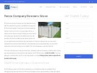 Fence Company | Downers Grove | Vinyl | Wood | Chain Link | Ornamental