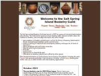 Website of the Salt Spring Island Basketry Guild BC Canada