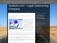 Sunlexis.com - Legal Outsourcing Company: What Are Document Review Ser