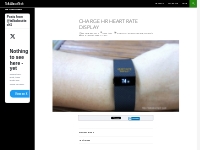 CHARGE HR HEART RATE DISPLAY - TalkAboutTech
