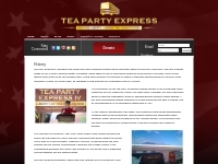 Tea Party Express | History | Tea Party Express