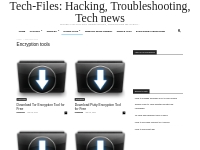 Encryption tools   Tech-Files: Hacking, Troubleshooting, Tech news