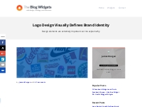 Logo Design Visually Defines Brand Identity - Best Blog Widgets For Fr
