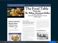 The Food Table, Preserving the Italian American Kitchen