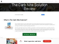 The Carb Nite Solution Review - The Get Fit Guru