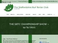 The SBTC Championship Show   14/11/2021   The Staffordshire Bull Terri