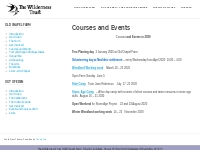 Courses and Events | The Wilderness Trust