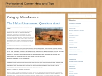Miscellaneous   Professional Career Help and Tips