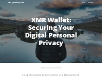 XMR Wallet: Securing Your Digital Personal Privacy | Cavandoragh