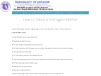 How to Select a Surrogate Mother | Ukraine Surrogacy Centre