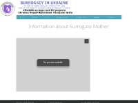 Information about Surrogate Mother | Ukraine Surrogacy Centre