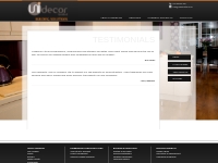 Testimonials about Unidecor Ltd work - Building solutions in London