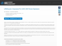 UAVAssure | Insurance For UAS UAV Drone Operators   Unmanned Risk Mana