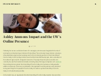 Ashley Ammons Impact and the UW s Online Presence   UW Concho Valley
