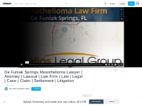 De Funiak Springs mesothelioma legal question? Talk to a lawyer right 
