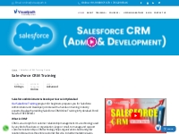 SalesForce CRM Training Course | SalesForce CRM Training in Hyderabad-