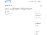 Cloud Storage Services in Scottsdale AZ | Vivid Solutions