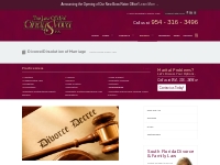 Divorce Attorney Services in Plantation, Fort Lauderdale   Miramar FL