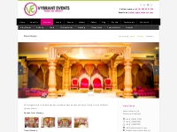 Mandaps - Vybrant Events