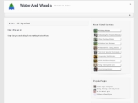 FAQ | Water And Woods