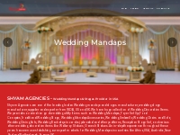 Indian Wedding mandap  manufacturer, wedding stage manufacturer,suppli