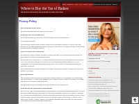 Privacy Policy | Where to Buy the Tao of Badass