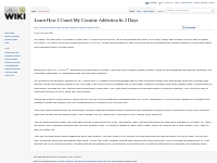 Learn How I Cured My Cocaine Addiction In 2 Days - Ava Zinn Wiki