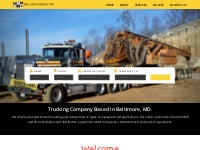 commercial carrier|heavy equipment trucking company|lift trucks Baltim