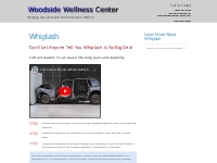 Whiplash - woodsidewellnesscenter.comwoodsidewellnesscenter.com