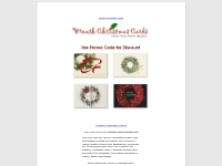 Wreath Christmas Cards - Personalized Wreath Holiday Cards Discount