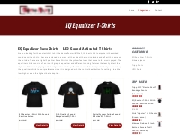 EQ Equalizer Rave Shirts - LED Sound Activated T-Shirts