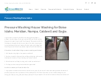 Pressure Washing in Boise Idaho | House washing Meridian