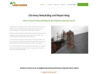 Chimney Rebuilding and Repointing - Aaron Roofing