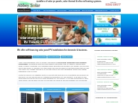 Solar PV Panels Energy Saving Heating Systems