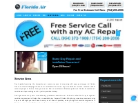 Air Conditioning Service Areas Florida AC Repair Solution
