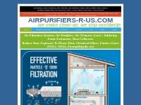 HEPA Air Purifiers Dust Chemical Gas Odor Filtration
