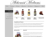 Alchemist Amber Resin Varnishes and Oil Painting Mediums