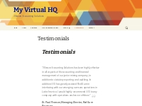 Testimonials | My Virtual HQ