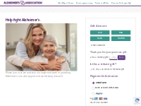   		      		    Alzheimer's Association | Donate to Fight Alzheimer's 
