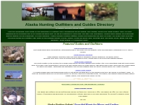 Alaska Hunting Guides and Outfitters - hunting moose, bear, sheep and 