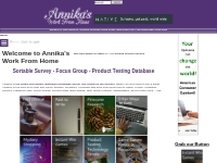 Annika s Work From Home - Market Research Database