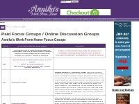 Annika s - Paying Focus Groups Page 1