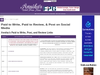 Get Paid to Write, Review   Post on Social Media Page 1